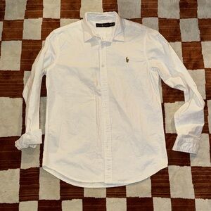 Ralph Lauren White Oxford Shirt Mens Medium